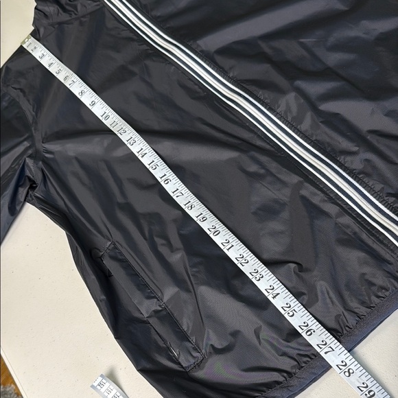 Eddie Bauer Black Packable Windbreaker Jacket Raincoat Hood Technical Jacket - Picture 14 of 16